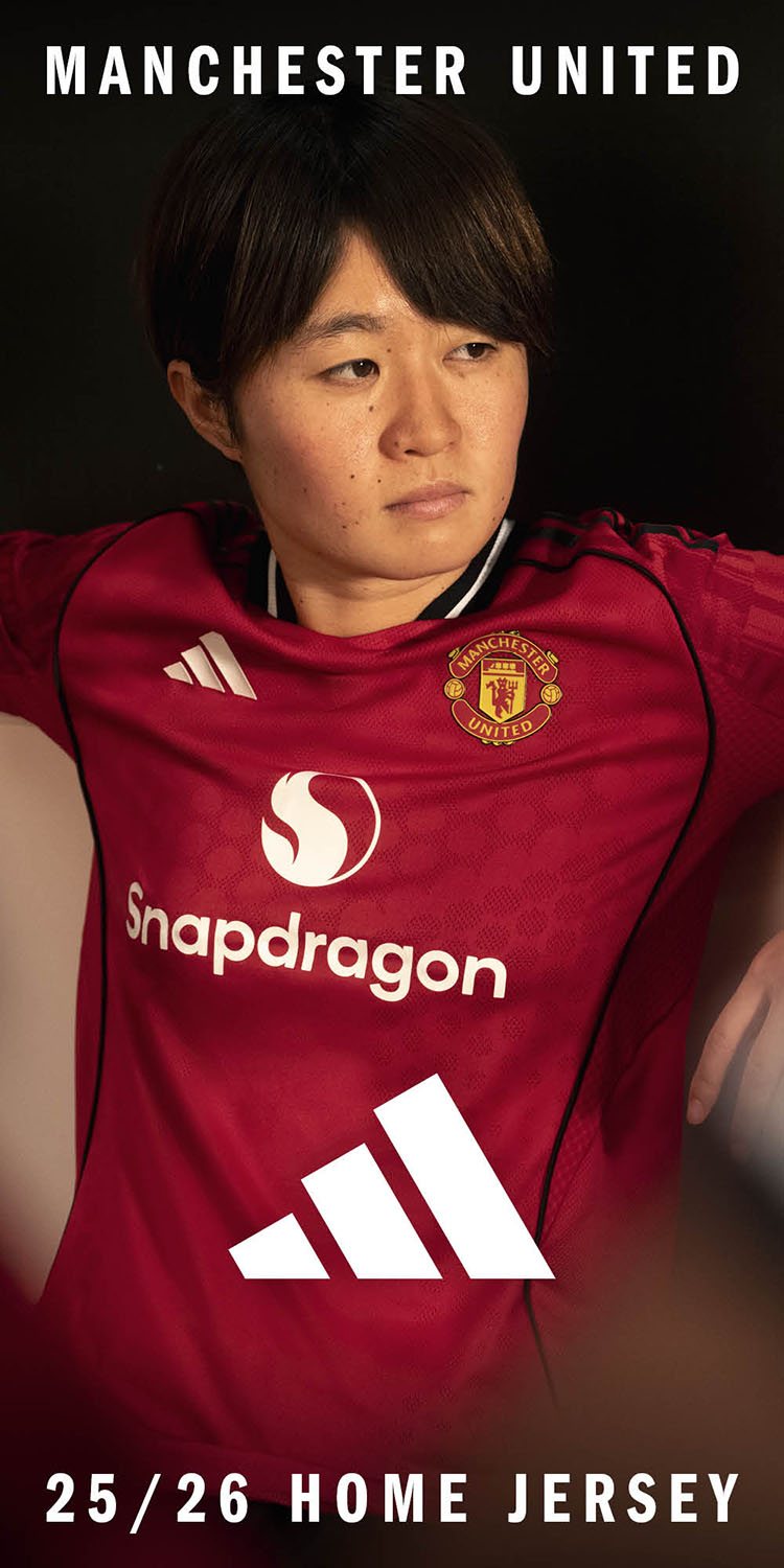 アディダス「25/26 マンチェスター・ユナイテッド HOMEユニフォーム」