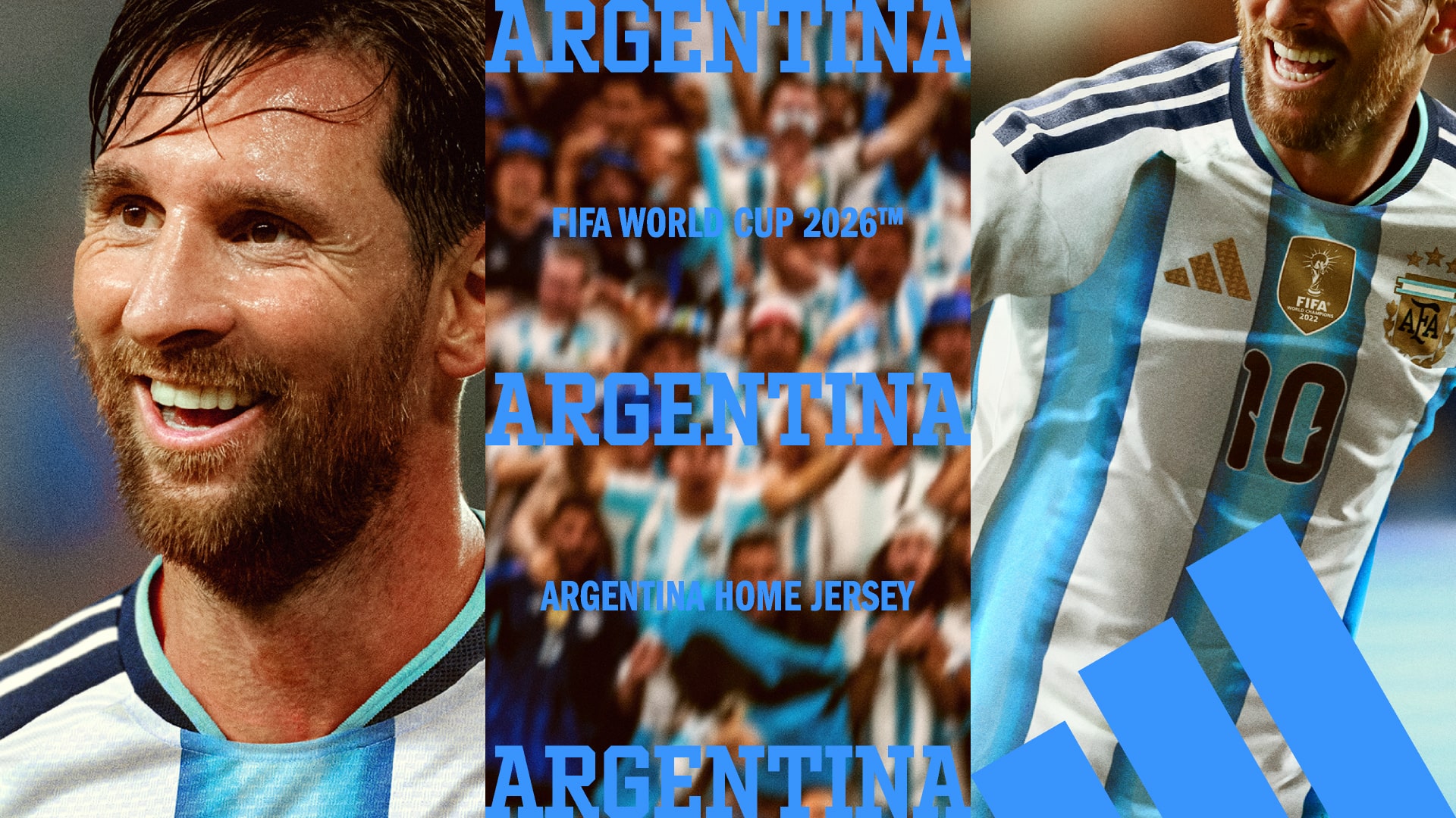 アディダス アルゼンチン代表ユニフォーム