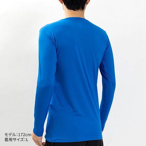 コンプレッション クルーネック 長袖シャツ