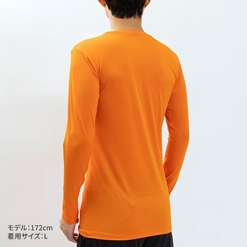 コンプレッション クルーネック 長袖シャツ