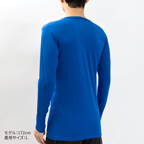 コンプレッション クルーネック 長袖シャツ