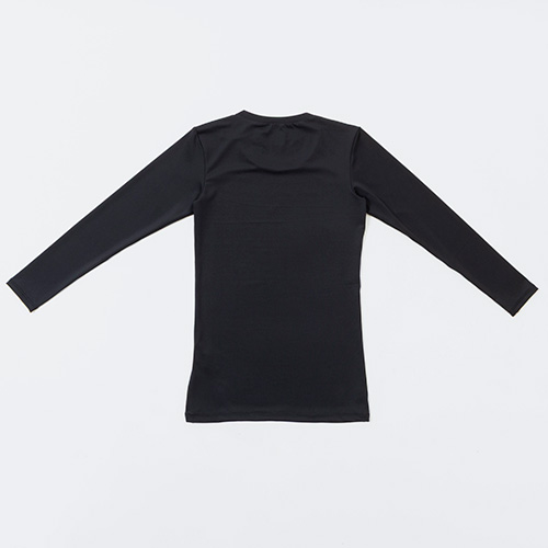 ジュニア コンプレッション クルーネック 長袖シャツ
