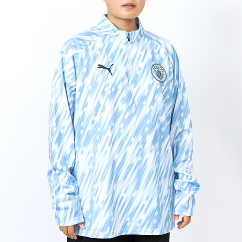 25-26 マンチェスター・シティ プレマッチ1/4ジップトップ