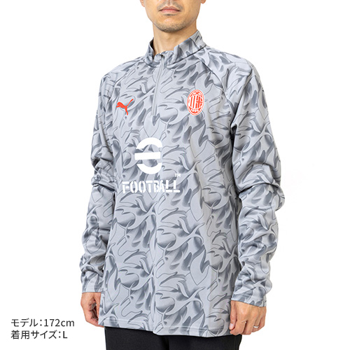 25-26 ACミラン プレマッチ 1/4ジップトップ