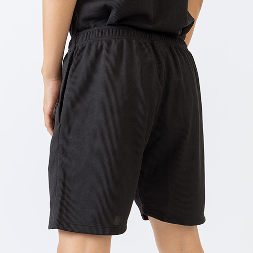 Black Out ポリワッフルショーツ ポケット付き