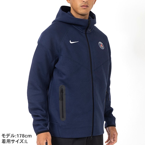 パリSG テックフリース フルジップフーディー