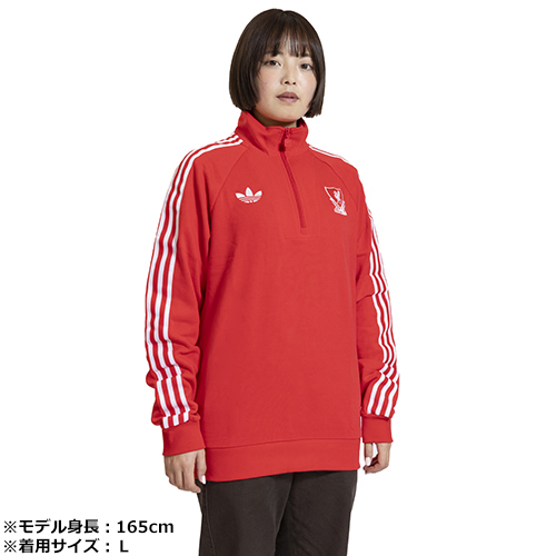 リヴァプールFC ORIGINALS ハーフジップトップ