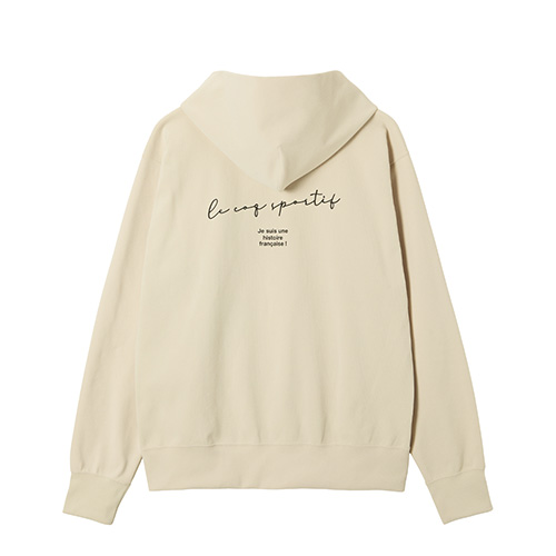 防風リブニットフーディスウェット