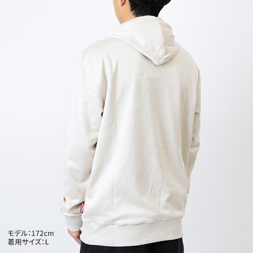 パリSG POLYSUEDE EMBOSS LOGO HOODIE