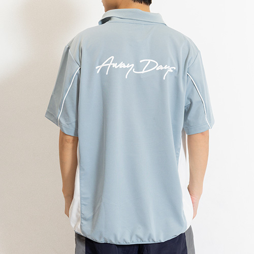 AWAY DAYS 衿付き半袖プラクティスシャツ
