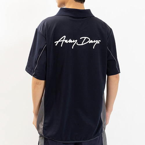 AWAY DAYS 衿付き半袖プラクティスシャツ