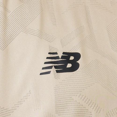 Black Out ジャガードメッシュニットショートスリーブTシャツ