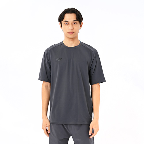 Black Out メッシュニットショートスリーブTシャツ