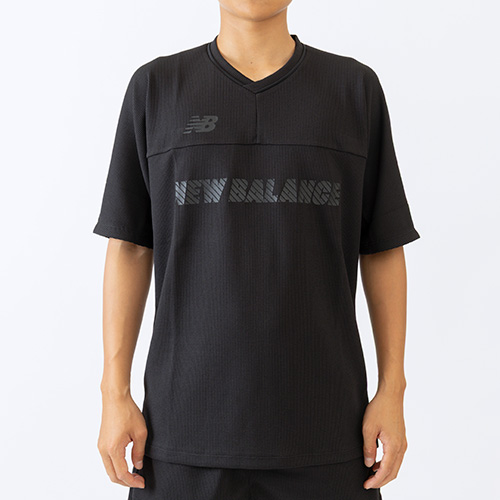 Black Out ポリワッフルショートスリーブシャツ