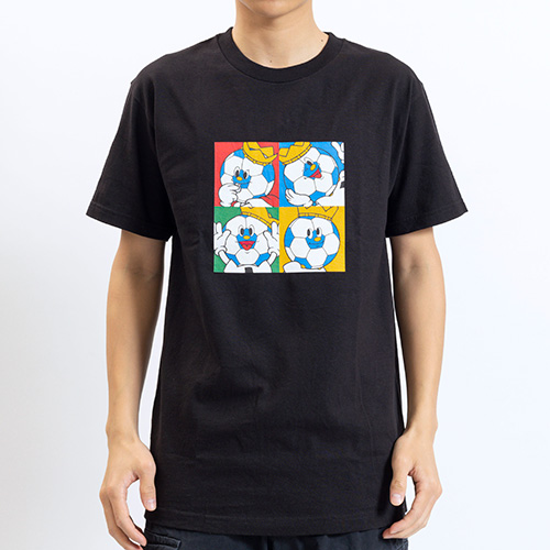 SHUKYU×J.LEAGUE JリーグキングTシャツ(ブラック)