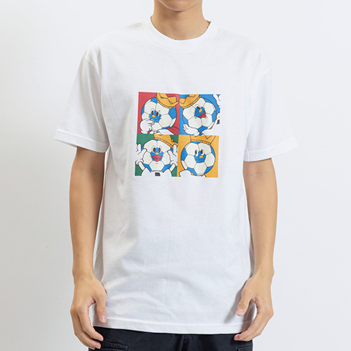 SHUKYU×J.LEAGUE JリーグキングTシャツ(ホワイト)