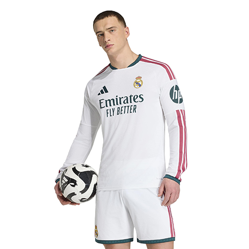 【先行販売】26-27 レアル・マドリード HOME オーセンティック長袖ユニフォーム