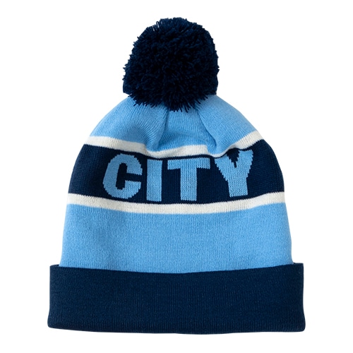 マンチェスターシティ ジャガードニットキャップ