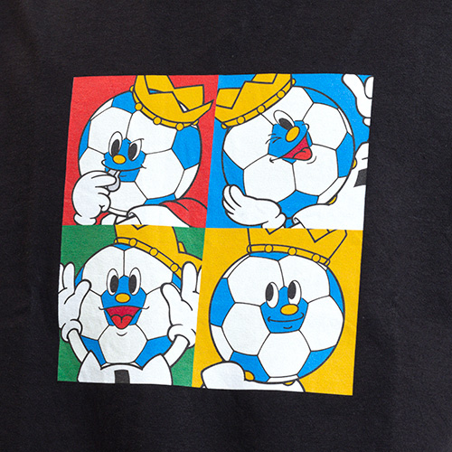 SHUKYU×J.LEAGUE JリーグキングTシャツ(ブラック)