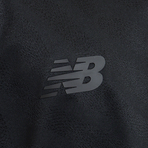 Black Out ストレッチニットハーフジップトップ