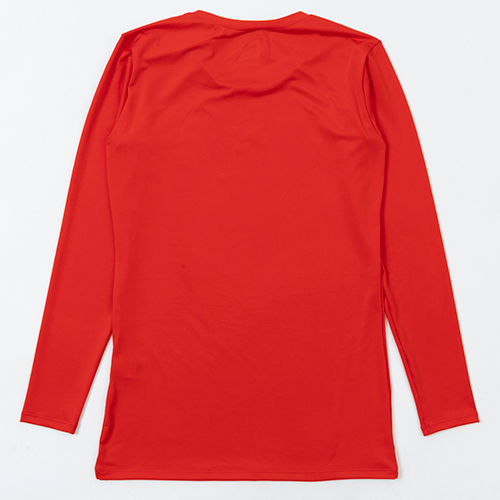 コンプレッション クルーネック 長袖シャツ