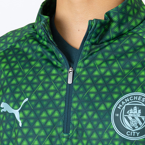 25-26 マンチェスター・シティ プレマッチ1/4ジップトップ