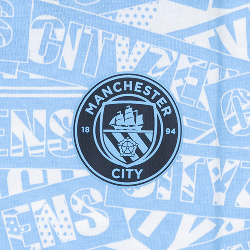 ジュニア マンチェスター・シティ FTBLCULTURE AOP Tシャツ