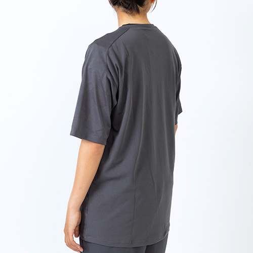 Black Out ジャガードメッシュニットショートスリーブTシャツ