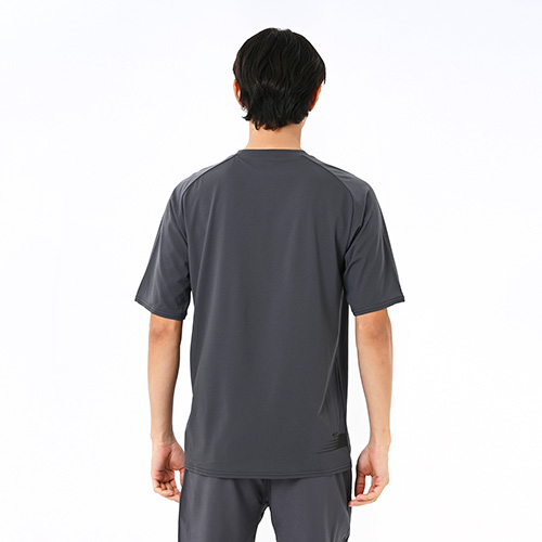 Black Out メッシュニットショートスリーブTシャツ