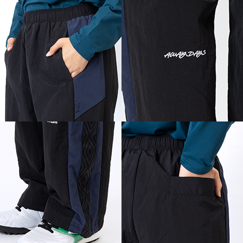 AWAY DAYS ナイロンウーブンパンツ