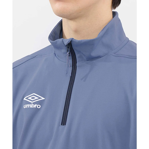 THE THIRD ウォームアップハーフジップトップ