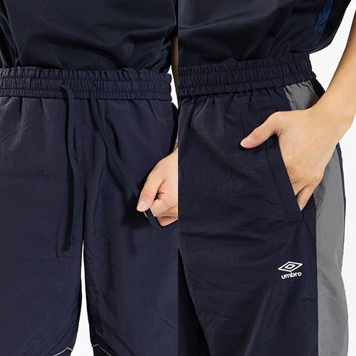 AWAY DAYS ナイロンウーブンロングパンツ