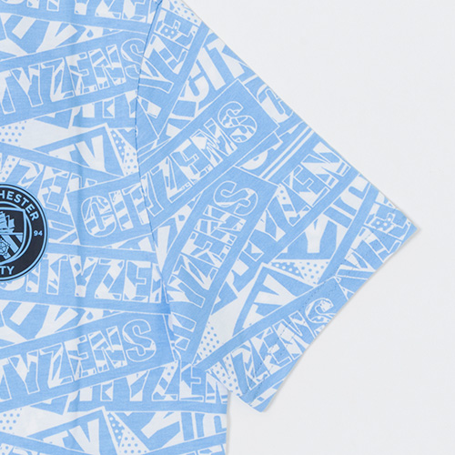 ジュニア マンチェスター・シティ FTBLCULTURE AOP Tシャツ