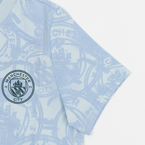 ジュニア マンチェスター・シティ FTBLCULTURE AOP Tシャツ