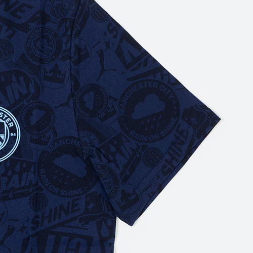 ジュニア マンチェスター・シティ FTBLCULTURE AOP Tシャツ