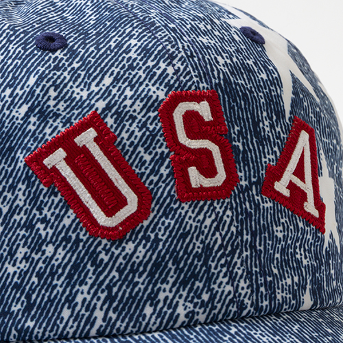 デニム グラフィック キャップ