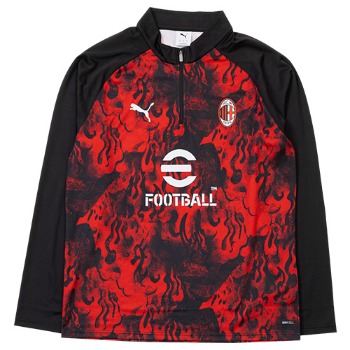25-26 ACミラン プレマッチ 1/4 ジップトップ
