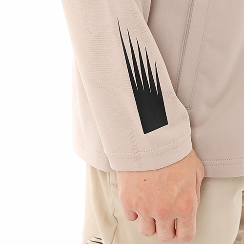 Black Out ジャガードトラックニットジャケット