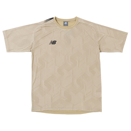 Black Out ジャガードメッシュニットショートスリーブTシャツ