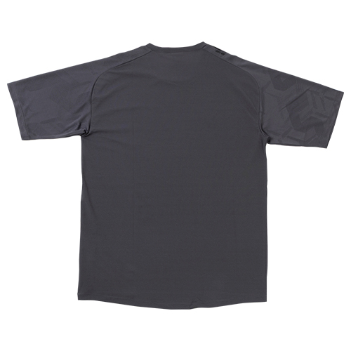 Black Out ジャガードメッシュニットショートスリーブTシャツ