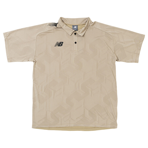 Black Out ジャガードメッシュニットポロシャツ