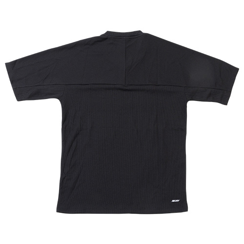 Black Out ポリワッフルショートスリーブシャツ