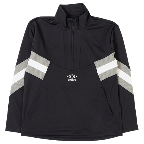 THE THIRD ウォームアップハーフジップトップ