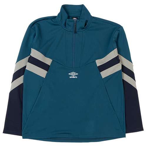 THE THIRD ウォームアップハーフジップトップ