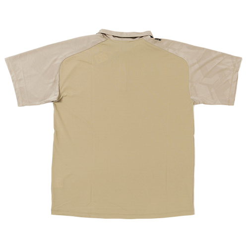 Black Out ジャガードメッシュニットポロシャツ