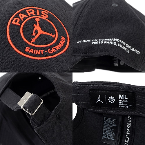 パリSG×ジョーダン サッカー ストラクチャード キャップ