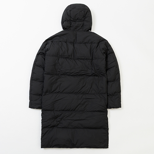 スリーストライプ ロングダウンコート