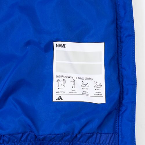 キッズ エッセンシャルズ スリーストライプス 中わた入りジャケット