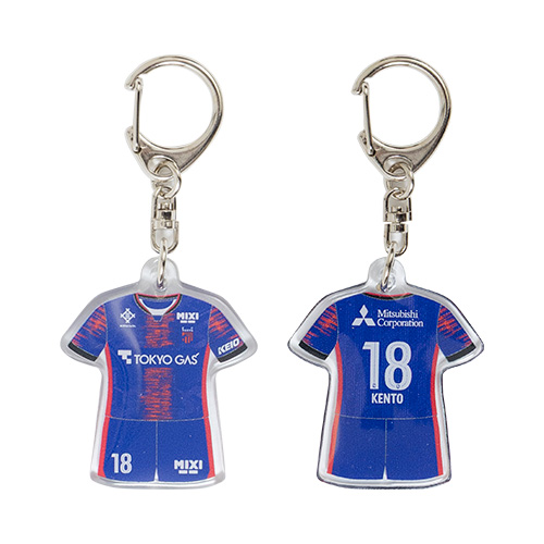 2025 FC東京 ユニフォーム型PVCキーホルダー #18 橋本 拳人