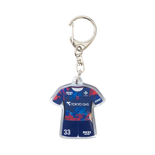 ユニフォーム型PVCキーホルダー26 #33 TAWARATSUMIDA